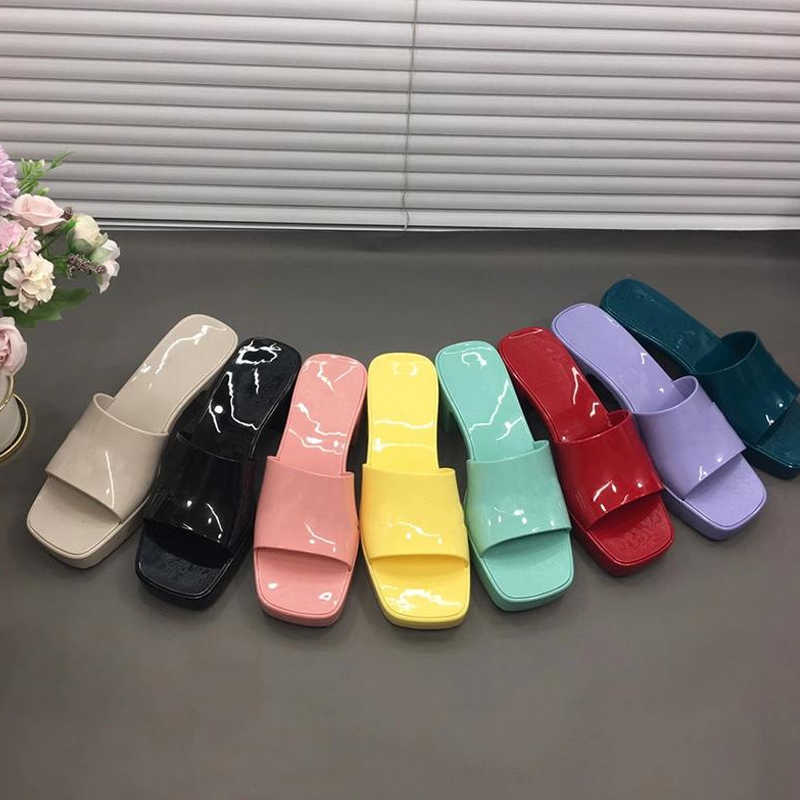 Women Sandals High Heels Rubber Slide Sandal Platform Slipper Chunky 2.4"heel height Shoes Summer Embossed Flip Flops with box 267, Red
Women Sandals High Heels Rubber Slide Sandal Platform Slipper Chunky 2.4"heel height Shoes Summer Embossed Flip Flops with box 267, Red