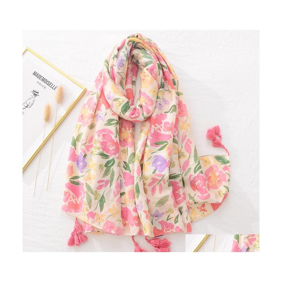 Scarves Spring Summer Women Slik Scarf Sunsn Cotton And Linen Feel Big Gauze Shawl Soft Satin Plants Flowers Beach Towel Drop Delive Dhshi
Scarves Spring Summer Women Slik Scarf Sunsn Cotton And Linen Feel Big Gauze Shawl Soft Satin Plants Flowers Beach Towel Drop Delive Dhshi