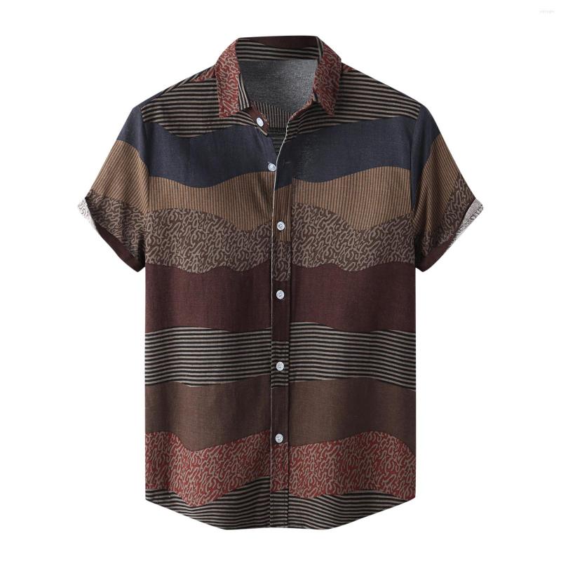 Men' Casual Shirts Men' Loose Short Sleeves Vintage Ethnic Style Printed Everyday Wear High Quality Office, Dark blue
Men' Casual Shirts Men' Loose Short Sleeves Vintage Ethnic Style Printed Everyday Wear High Quality Office, Dark blue