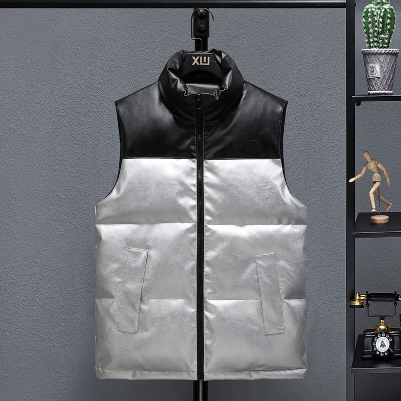 Men's Vests 3656 Autumn Winter Vest Waistcoat Men Stand Collar Sleeveless Coat Spliced Color Slim Warm Vest Jacket Thick Man Vest Zipper 221202, Black
Men's Vests 3656 Autumn Winter Vest Waistcoat Men Stand Collar Sleeveless Coat Spliced Color Slim Warm Vest Jacket Thick Man Vest Zipper 221202, Black