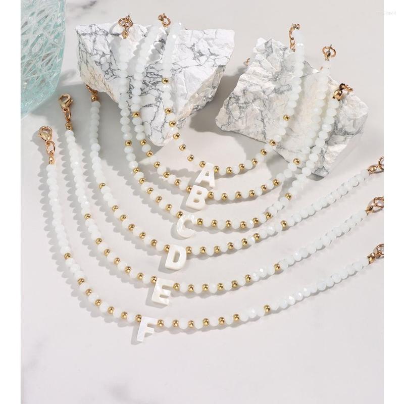Anklets Name Initial Shell Letter For Women Crystal Stone Beaded Ankle Bracelet Foot Leg Chain Fashion Bohemia Summer Jewelry
Anklets Name Initial Shell Letter For Women Crystal Stone Beaded Ankle Bracelet Foot Leg Chain Fashion Bohemia Summer Jewelry