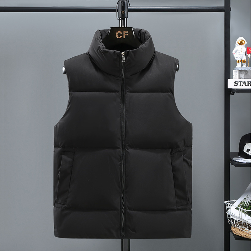 Men's Vests 3687 Winter Men Solid Color Waistcoat Stand Collar Short Sleeveless Jacket Zipper Down Warm Thick Homme 221202, Beige
Men's Vests 3687 Winter Men Solid Color Waistcoat Stand Collar Short Sleeveless Jacket Zipper Down Warm Thick Homme 221202, Beige