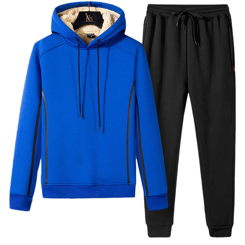 Men's Tracksuits 2022 Winter Thick Warm Fleece Hoodie Tracksuit Men Sportswear Pullover 2 Piece Jogger Sets Thermal Casual Sweat Suits 5XL, Black
Men's Tracksuits 2022 Winter Thick Warm Fleece Hoodie Tracksuit Men Sportswear Pullover 2 Piece Jogger Sets Thermal Casual Sweat Suits 5XL, Black