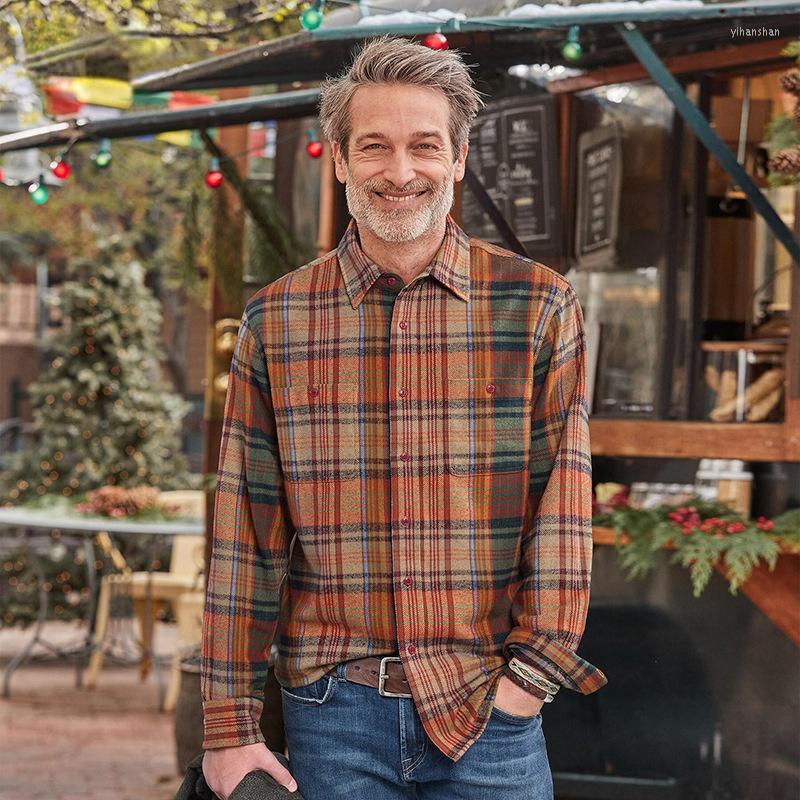 Men' Casual Shirts Men Top Spring And Summer Square Collar Plaid Print Loose Single Breasted Young Middle-aged Business Pocket Shirt, Picture 
Men' Casual Shirts Men Top Spring And Summer Square Collar Plaid Print Loose Single Breasted Young Middle-aged Business Pocket Shirt, Picture