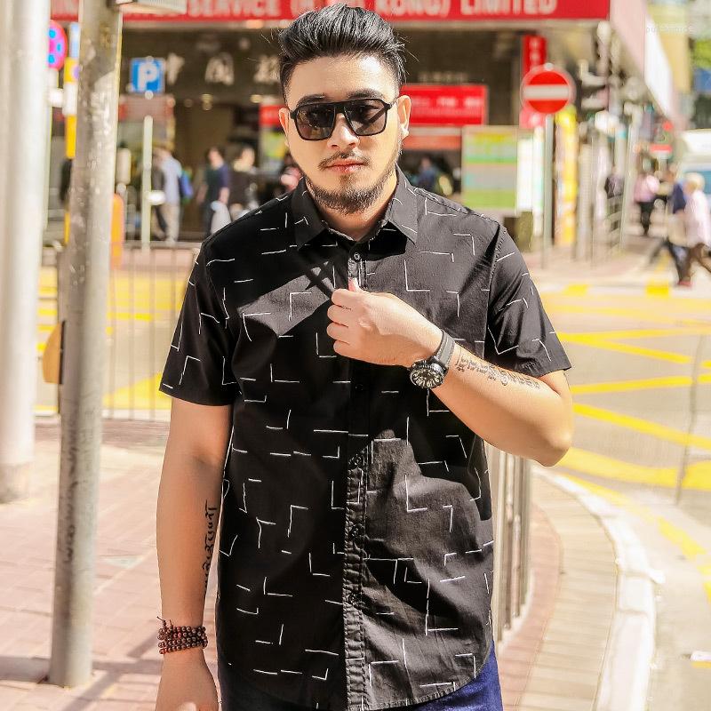 Men's Casual Shirts Tide Brand Large Size Men's Loose Shirt Male Short-sleeved British Lattice Plus Fat 2XL-7XL, Black
Men's Casual Shirts Tide Brand Large Size Men's Loose Shirt Male Short-sleeved British Lattice Plus Fat 2XL-7XL, Black