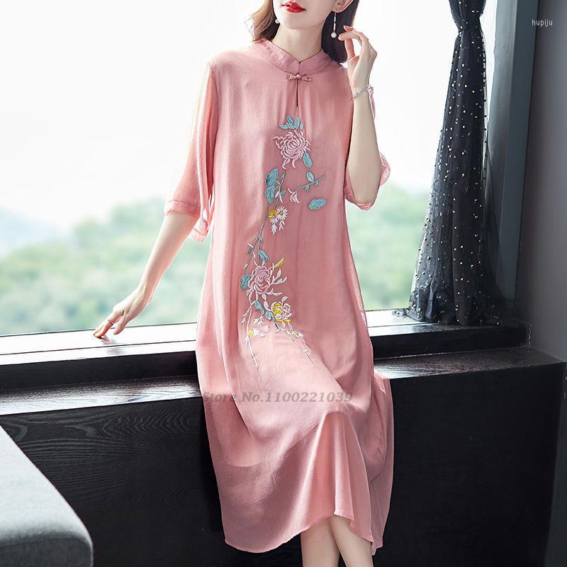 Ethnic Clothing 2022 Chinese Traditional Dress Women Flower Embroidery Cheongsam Satin Qipao Wedding
Ethnic Clothing 2022 Chinese Traditional Dress Women Flower Embroidery Cheongsam Satin Qipao Wedding