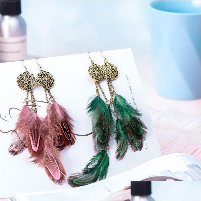 Stud Fashion Jewelry Vintage Feather Earrings Long Tassels Dangle Drop Delivery Dhi1V
Stud Fashion Jewelry Vintage Feather Earrings Long Tassels Dangle Drop Delivery Dhi1V