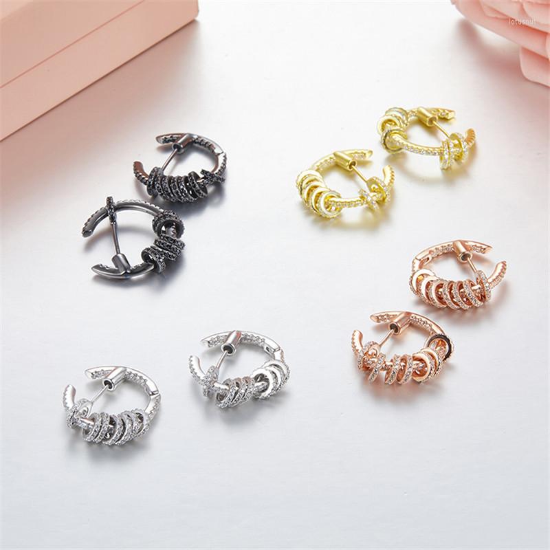 Hoop Earrings High Quality Real 925 Sterling Silver Circle With Sliding Rings Micro Cubic Zirconia Women Fashion Brand Jewelry
Hoop Earrings High Quality Real 925 Sterling Silver Circle With Sliding Rings Micro Cubic Zirconia Women Fashion Brand Jewelry