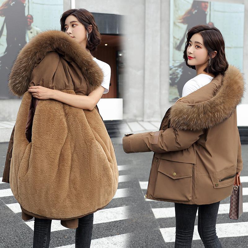 Women's Trench Coats 21 Winter Warm Parka Women Fleece Inside Fur Collar Zipper Hooded Parkas Jackets Cotton Padded Coat Female LD2157, Brown
Women's Trench Coats 21 Winter Warm Parka Women Fleece Inside Fur Collar Zipper Hooded Parkas Jackets Cotton Padded Coat Female LD2157, Brown