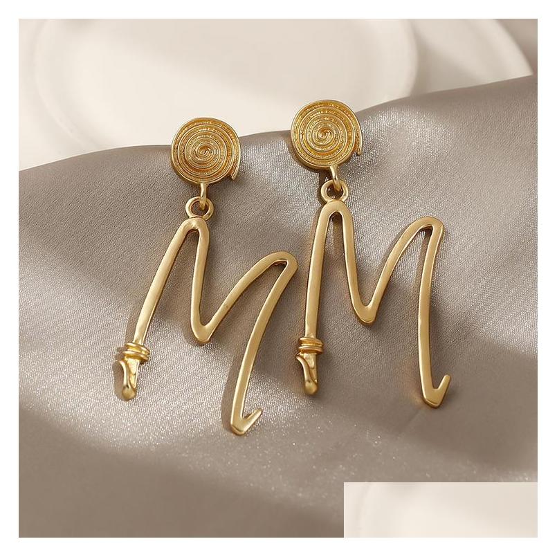 Dangle Chandelier Fashion Jewelry S925 Sier Post Dangle Earrings Metal Letter M Stud Drop Delivery Dh0Uk
Dangle Chandelier Fashion Jewelry S925 Sier Post Dangle Earrings Metal Letter M Stud Drop Delivery Dh0Uk