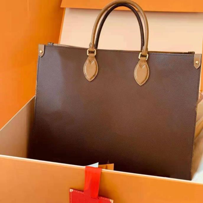 Luxury Designer M45320 Shoulder Bag new AB Double -sided Genuine leather Ontheg Shopping Bag To quality Women's men tote crossbody Bags fashion large handbag purse, Brown
Luxury Designer M45320 Shoulder Bag new AB Double -sided Genuine leather Ontheg Shopping Bag To quality Women's men tote crossbody Bags fashion large handbag purse, Brown