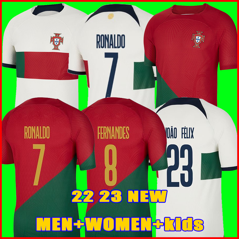 2022 Portugal Jersey Soccer Jerseys Short Sleeve Home and Away 7th C Ronaldo Jersey 11th Football uniform BERNARDO B.FERANDES, 22 23 home kids kit
2022 Portugal Jersey Soccer Jerseys Short Sleeve Home and Away 7th C Ronaldo Jersey 11th Football uniform BERNARDO B.FERANDES, 22 23 home kids kit