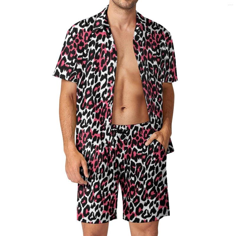 Men's Tracksuits Pink Leopard Men Sets Animal Skin Print Aesthetic Casual Shirt Set Short Sleeve Design Shorts Summer Beach Suit Plus Size, Style-3
Men's Tracksuits Pink Leopard Men Sets Animal Skin Print Aesthetic Casual Shirt Set Short Sleeve Design Shorts Summer Beach Suit Plus Size, Style-3