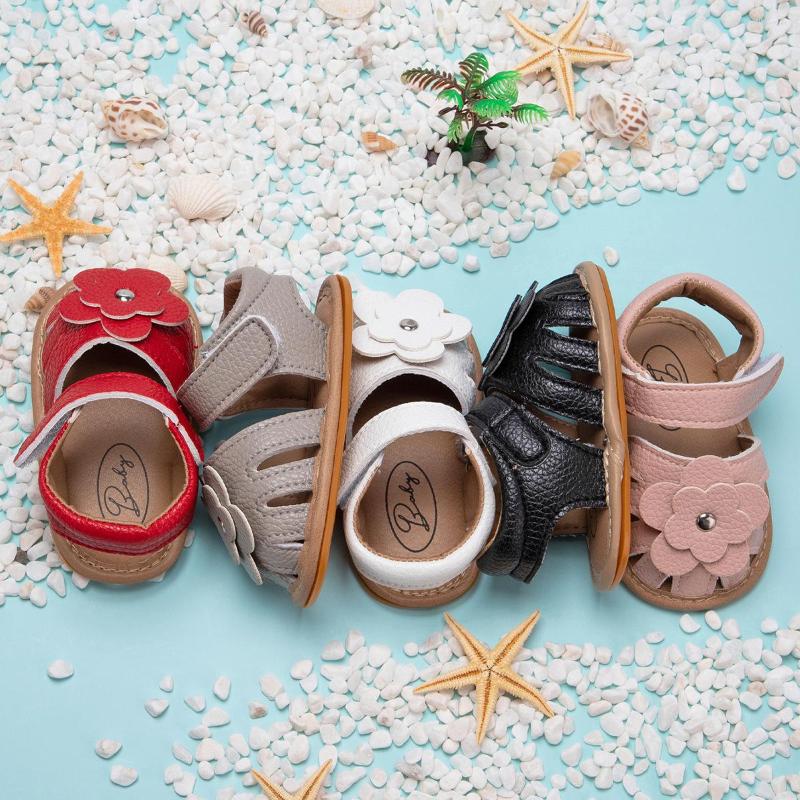 First Walkers Baby Sandals Flower Graden Park Summer Outdoor Hook-Loop Flat Rubber Sole Anti-slip Toddler Infant Shoes, White
First Walkers Baby Sandals Flower Graden Park Summer Outdoor Hook-Loop Flat Rubber Sole Anti-slip Toddler Infant Shoes, White