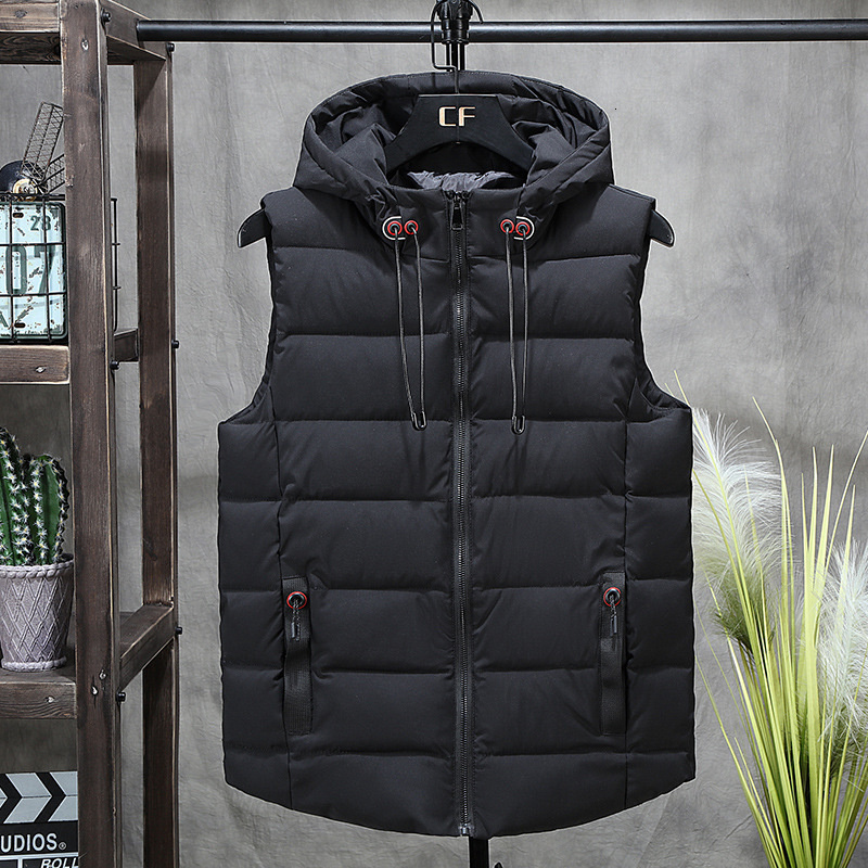 Men's Vests 3628 Sleeveless Jackets Casual Down With Hooded Warm For Slim Waistcoat Black Red Grey Beige 221202
Men's Vests 3628 Sleeveless Jackets Casual Down With Hooded Warm For Slim Waistcoat Black Red Grey Beige 221202