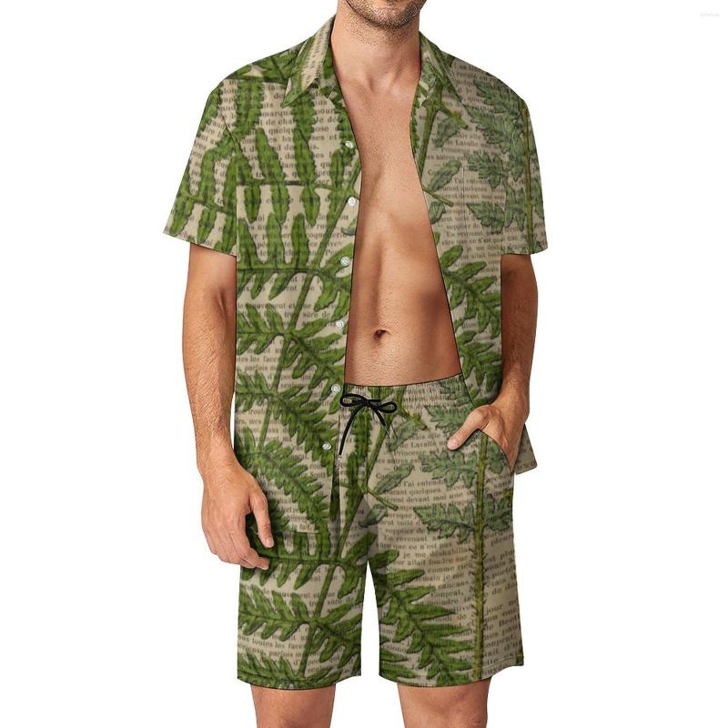 Men's Tracksuits Vintage Spaper Men Sets Fern Leaves Print Casual Shorts Summer Outdoor Shirt Set Short Sleeves Oversized Suit Gift, Style-8
Men's Tracksuits Vintage Spaper Men Sets Fern Leaves Print Casual Shorts Summer Outdoor Shirt Set Short Sleeves Oversized Suit Gift, Style-8