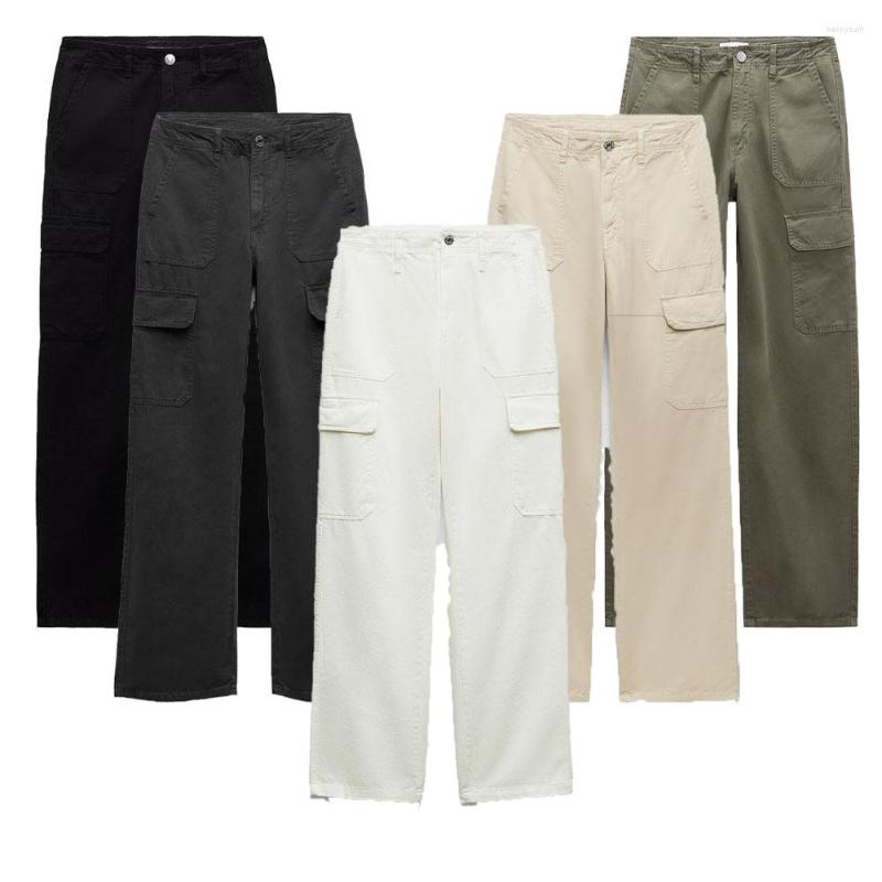 Women's Pants Autumn Fashion Women's Casual All-match High Waist Zipper Button Closure Multi-pocket Decorative Overalls, Black
Women's Pants Autumn Fashion Women's Casual All-match High Waist Zipper Button Closure Multi-pocket Decorative Overalls, Black