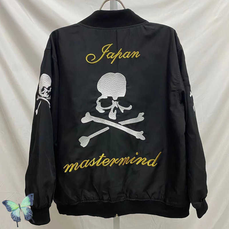 Men's Jackets MMJ Skull Embroidery Dark Black Zipper Jacket Men Women Fashion Hip Hop Mastermind Bomber Jacket T221202
Men's Jackets MMJ Skull Embroidery Dark Black Zipper Jacket Men Women Fashion Hip Hop Mastermind Bomber Jacket T221202
