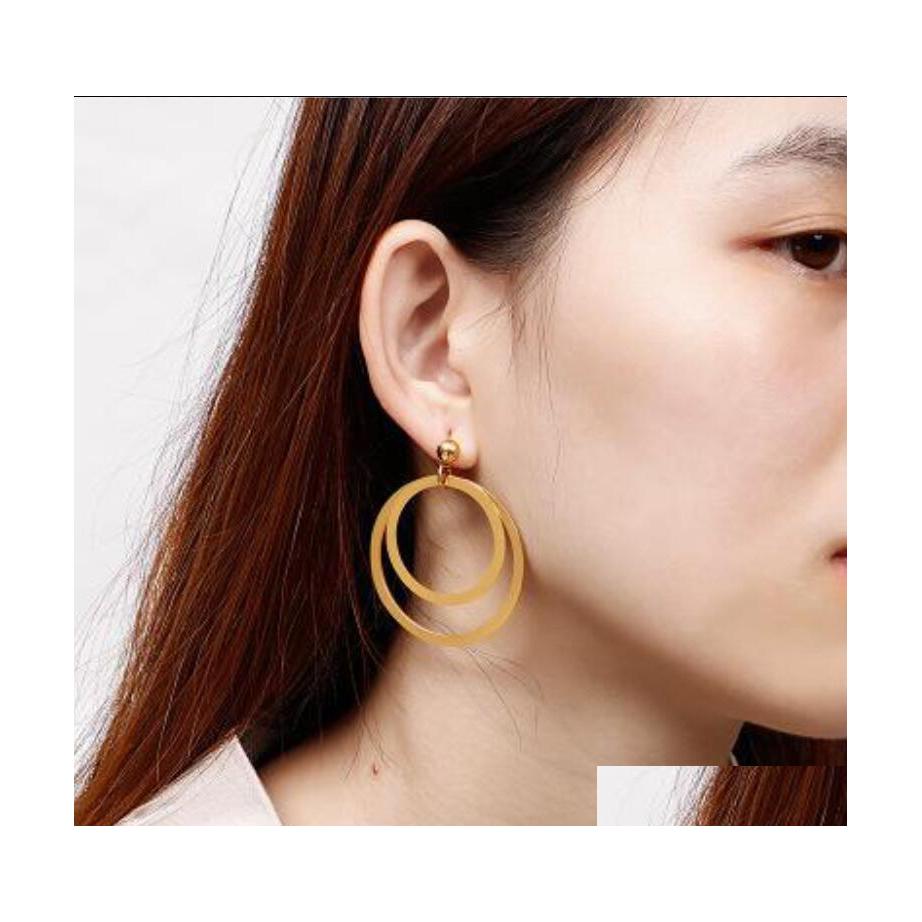 Dangle Chandelier Round Circle Drop Earrings Women Party Stainless Steel Gold Earring Fashion Jewelry Pendientes Mujer Wholesale De Dhb3K
Dangle Chandelier Round Circle Drop Earrings Women Party Stainless Steel Gold Earring Fashion Jewelry Pendientes Mujer Wholesale De Dhb3K