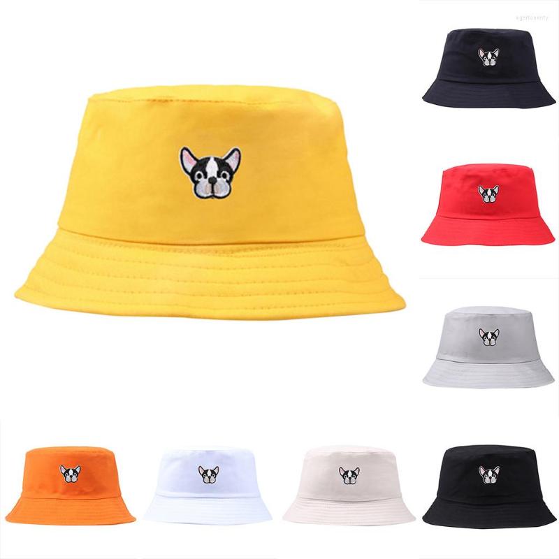 Berets Men Women Cartoon Dog Embroidered Bucket Hats Cotton Double-sided Fishing Summer Outdoor Travel Fisherman Caps Hip Hop Cap, White
Berets Men Women Cartoon Dog Embroidered Bucket Hats Cotton Double-sided Fishing Summer Outdoor Travel Fisherman Caps Hip Hop Cap, White
