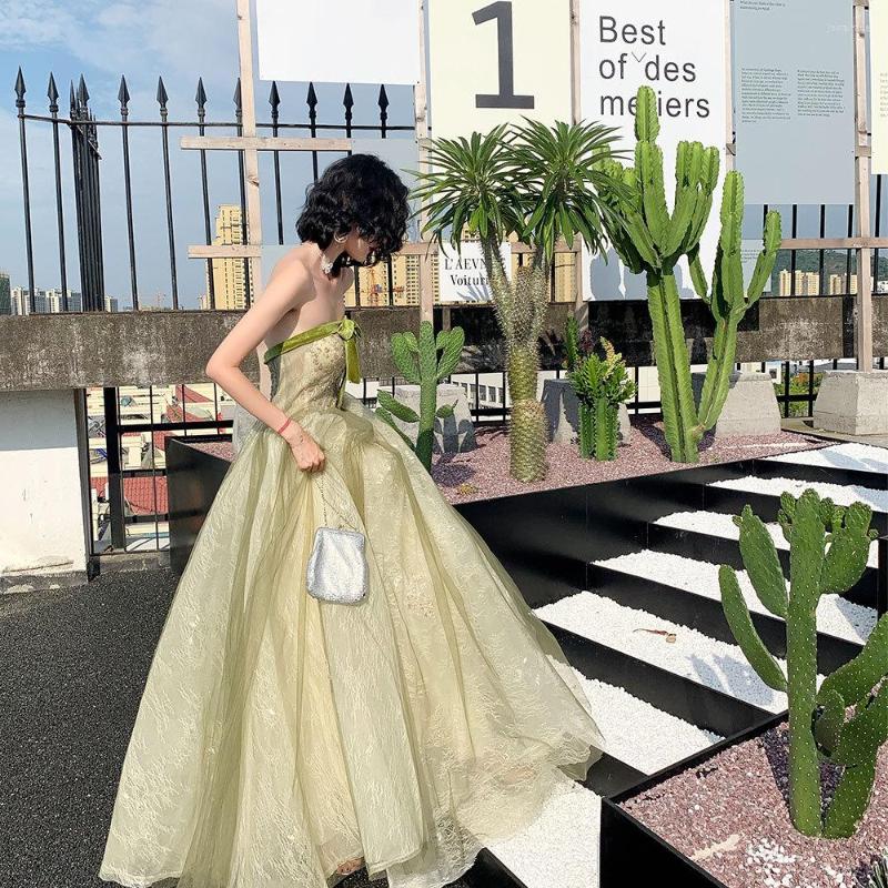 Casual Dresses 2022 Backless Straps Mori Show Thin Dinner Party Wedding Bride Tube Top Evening Dress Women, Light green
Casual Dresses 2022 Backless Straps Mori Show Thin Dinner Party Wedding Bride Tube Top Evening Dress Women, Light green