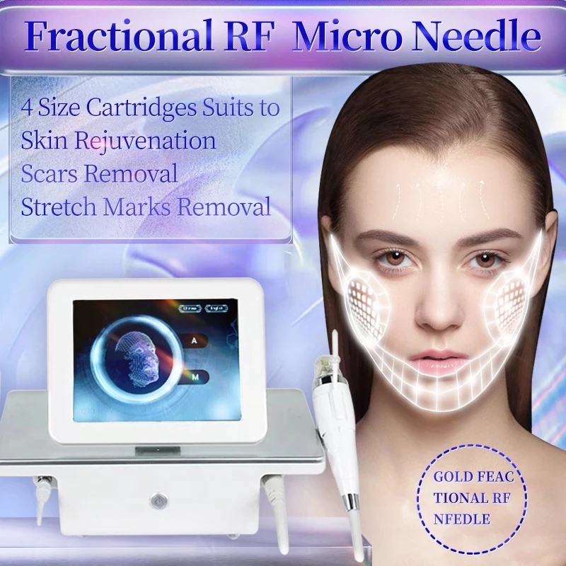 Most Advanced Fractional RF Microneedle Radio Frequency Gold RF 2 in 1 Fractional Face Lifting Microneedle Machine
Most Advanced Fractional RF Microneedle Radio Frequency Gold RF 2 in 1 Fractional Face Lifting Microneedle Machine