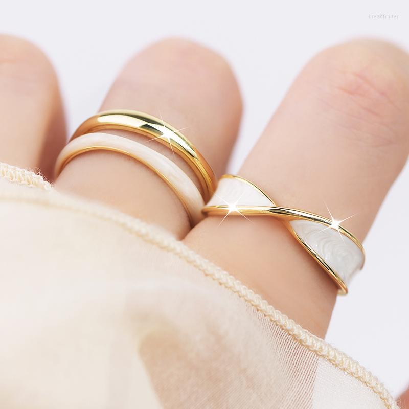Wedding Rings 2022 French Vintage Enamel Glaze White Simple Women Ring Jewelry Elegant Temperament Fashion Open Party Present
Wedding Rings 2022 French Vintage Enamel Glaze White Simple Women Ring Jewelry Elegant Temperament Fashion Open Party Present