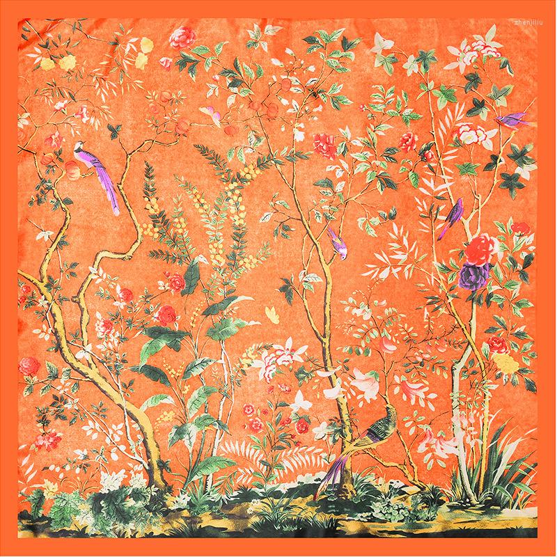 Scarves RenYvtil 130cm Women Fashion Twill Silk Euro Brand Flower Bird Forest Printed Square Scarf Horse Print Femal Wrap
Scarves RenYvtil 130cm Women Fashion Twill Silk Euro Brand Flower Bird Forest Printed Square Scarf Horse Print Femal Wrap