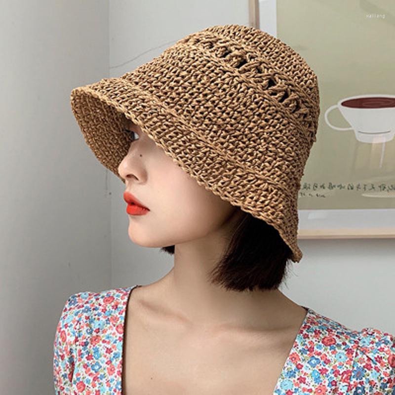 Berets Summer Straw Bucket Hat For Woman Fashion Korean Style Ladies Sun Breathable Beach Travel And Outdoor Sports Cap, Black
Berets Summer Straw Bucket Hat For Woman Fashion Korean Style Ladies Sun Breathable Beach Travel And Outdoor Sports Cap, Black