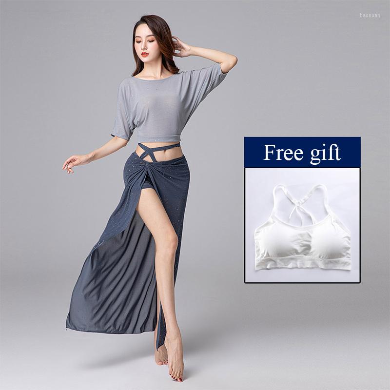 Stage Wear Belly Dance Clothing 2022 Practice Clothes Spring Summer Sexy Mesh Long Skirt Set Oriental Fairy, Color 1 
Stage Wear Belly Dance Clothing 2022 Practice Clothes Spring Summer Sexy Mesh Long Skirt Set Oriental Fairy, Color 1