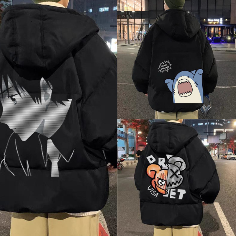 Men's Down Parkas Techwear Winter Jacket Men Parkas Women Anime Print Japanese Manga Harajuku Winter Warm Jacket Padded Hooded Couplewear 221202
Men's Down Parkas Techwear Winter Jacket Men Parkas Women Anime Print Japanese Manga Harajuku Winter Warm Jacket Padded Hooded Couplewear 221202