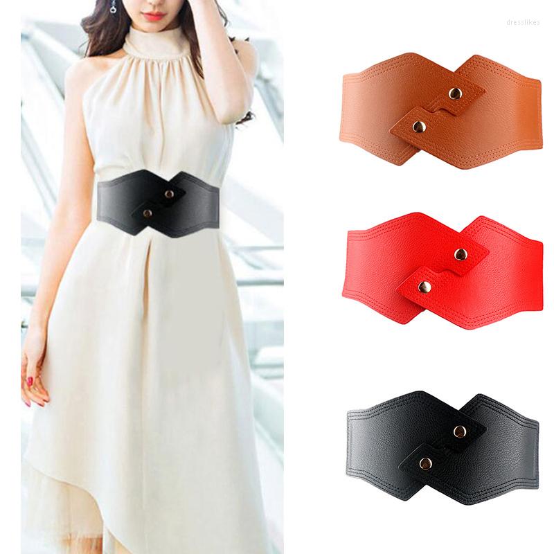 Belts Soft PU Leather Wide Belt For Women Fashion Metal Buckle Dress Winter Coats Suits Sweater Female Lady Slim Waist, Brown
Belts Soft PU Leather Wide Belt For Women Fashion Metal Buckle Dress Winter Coats Suits Sweater Female Lady Slim Waist, Brown