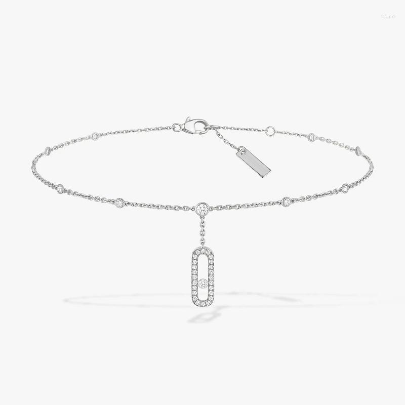 Anklets S925 Sterling Silver Ladies Barefoot Sandals Anklet Sliding Drill Women's Fashion Luxury Jewelry Bracelet Christmas Day Gift
Anklets S925 Sterling Silver Ladies Barefoot Sandals Anklet Sliding Drill Women's Fashion Luxury Jewelry Bracelet Christmas Day Gift