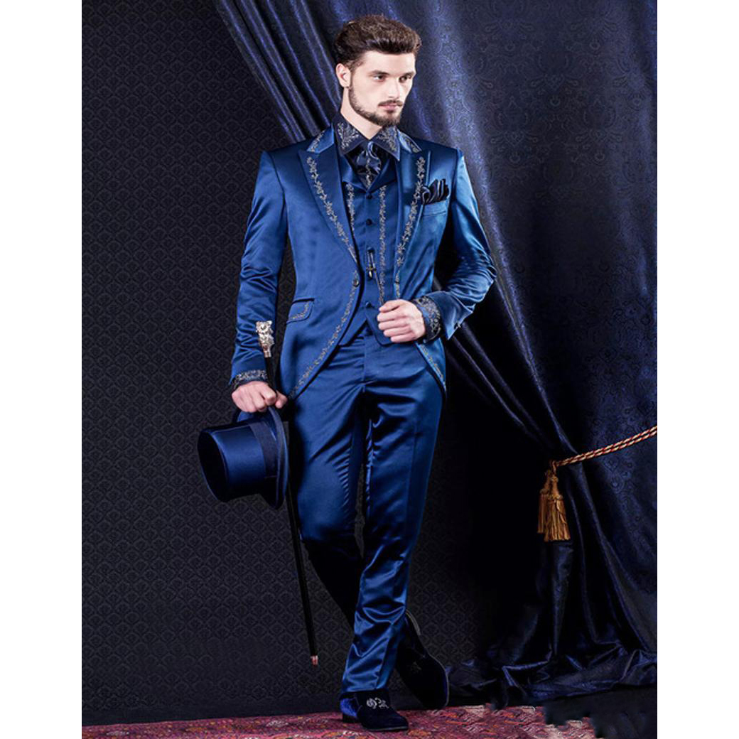 Men's Suits Blazers Tailor Made Baroque Style Groom Tuxedos Groomsman Evening Embroidery Decorate Man 's Jacket Pants Vest 221201, Burgundy
Men's Suits Blazers Tailor Made Baroque Style Groom Tuxedos Groomsman Evening Embroidery Decorate Man 's Jacket Pants Vest 221201, Burgundy