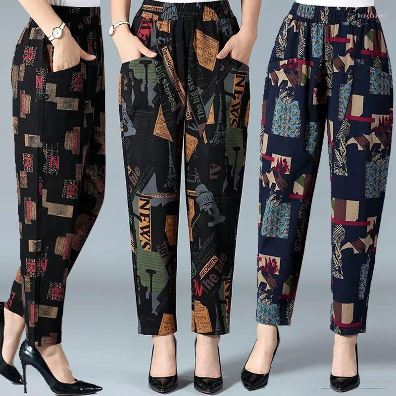 Women's Pants 2022 Spring Autumn Women's High Waist Printing Casual Elastic Harem Loose Pocket Trousers Female Bloomers, 01
Women's Pants 2022 Spring Autumn Women's High Waist Printing Casual Elastic Harem Loose Pocket Trousers Female Bloomers, 01