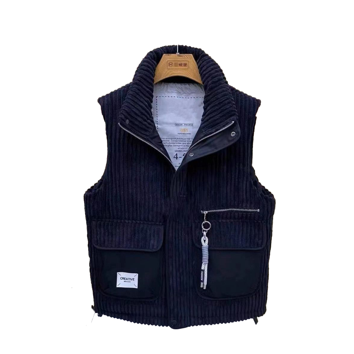 Men's Vests M4xl Mens Vests Coats Autumn Winter Male Waistcoats Jacket Stand Collar Zipper Striped Pocket Outerwear Top Clothes H70 221202, Sky blue
Men's Vests M4xl Mens Vests Coats Autumn Winter Male Waistcoats Jacket Stand Collar Zipper Striped Pocket Outerwear Top Clothes H70 221202, Sky blue
