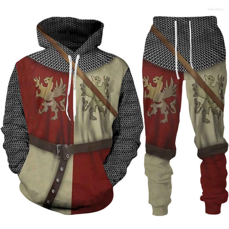 Men's Tracksuits Knight Templar Tattoo 3D Printed Men's Hoodie/Set Vintage Medieval Armor Cosplay Costume Fashion Harajuku Men, Hoodie-3
Men's Tracksuits Knight Templar Tattoo 3D Printed Men's Hoodie/Set Vintage Medieval Armor Cosplay Costume Fashion Harajuku Men, Hoodie-3