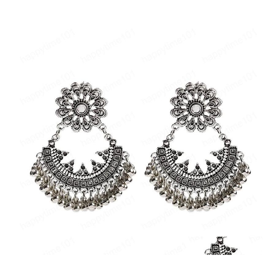 Dangle Chandelier Vintage Flower Earrings For Women Brincos Ethnic Boho Bells Tassel Jhumka Indian Jewelry Drop Delivery Dhgel
Dangle Chandelier Vintage Flower Earrings For Women Brincos Ethnic Boho Bells Tassel Jhumka Indian Jewelry Drop Delivery Dhgel