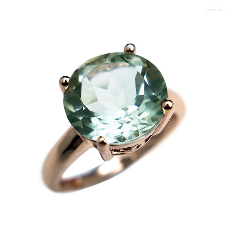 Cluster Rings Bolaijewelry Round10.0mm Green Amethyst Gemstone Special Divise Aulic Ring 925 Rose Color Sterling Silver Jewelry For Women
Cluster Rings Bolaijewelry Round10.0mm Green Amethyst Gemstone Special Divise Aulic Ring 925 Rose Color Sterling Silver Jewelry For Women