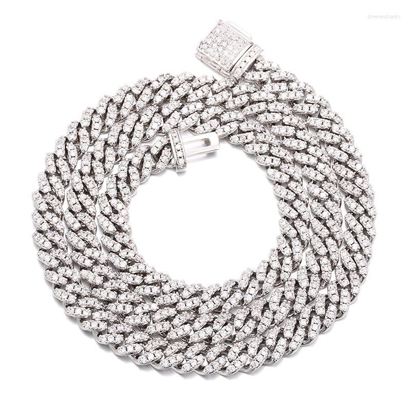 Chains 6mm Miami Cuban Choker Necklace Rock Street Iced Out Hip Hop Chain Necklaces For Men Women Silver Color Rapper Jewelry 16/20inch
Chains 6mm Miami Cuban Choker Necklace Rock Street Iced Out Hip Hop Chain Necklaces For Men Women Silver Color Rapper Jewelry 16/20inch