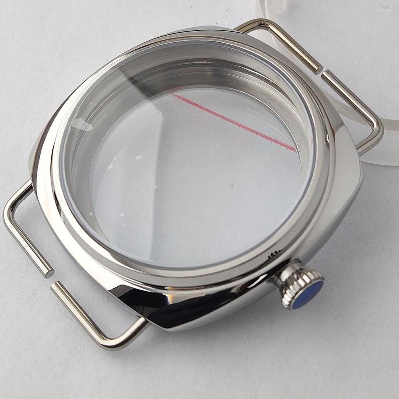 Watch Repair Kits 45mm 316L Stainless Steel Case Polished Back Clear Accessories Suitable For ETA6497 ETA 8498 ST 3600 ST3621 Movement
Watch Repair Kits 45mm 316L Stainless Steel Case Polished Back Clear Accessories Suitable For ETA6497 ETA 8498 ST 3600 ST3621 Movement