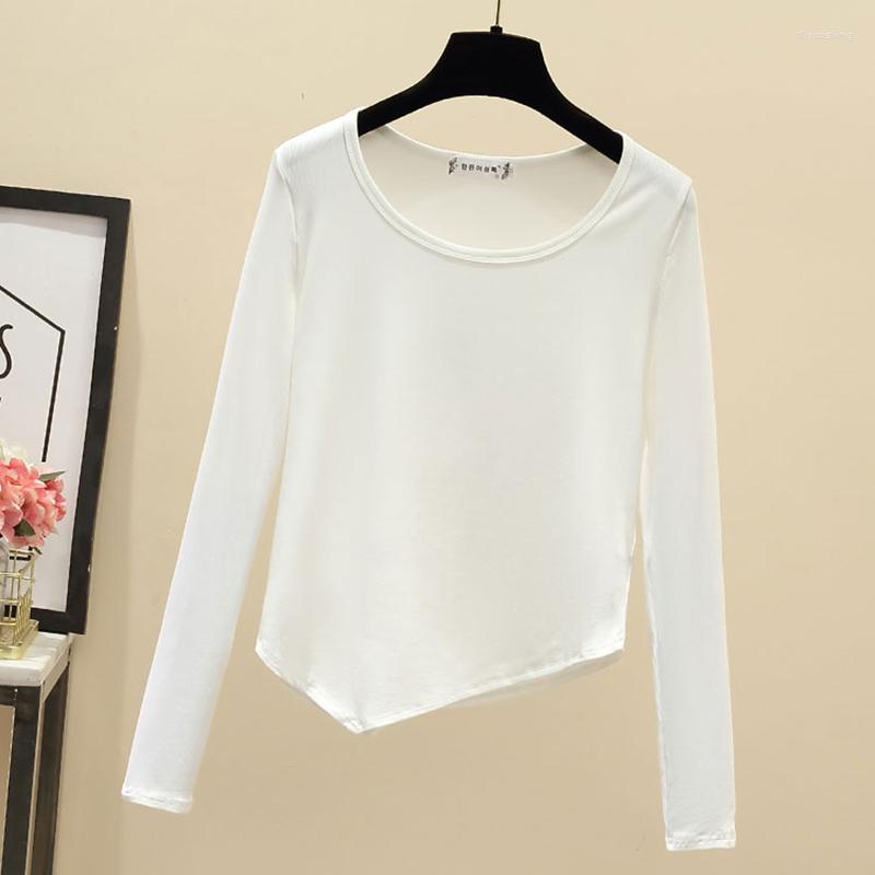 Women' T Shirts Women White Basic Asymmetrical Casual Tops Female O Neck Slim Thin All-Match 2022 Spring Fashion T-Shirt Tees Femme, Black
Women' T Shirts Women White Basic Asymmetrical Casual Tops Female O Neck Slim Thin All-Match 2022 Spring Fashion T-Shirt Tees Femme, Black