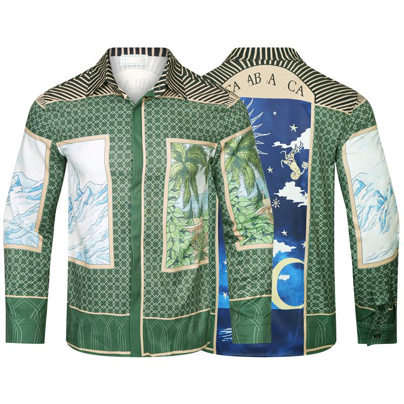Autumn/Winter 22 New Casa Digital Pattern Alphabet Print Long Sleeve Shirt Polo Men's and Women's Fashion Loose Pullover M-XXXL #02, Customize
Autumn/Winter 22 New Casa Digital Pattern Alphabet Print Long Sleeve Shirt Polo Men's and Women's Fashion Loose Pullover M-XXXL #02, Customize