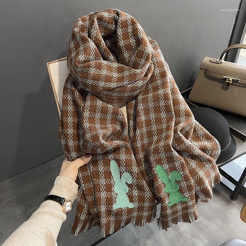 Scarves Europe And The United States Ladies Embroider Scarf In Winter Everything Small Lattice Long Lovers Thick Warm Shawl Bib
Scarves Europe And The United States Ladies Embroider Scarf In Winter Everything Small Lattice Long Lovers Thick Warm Shawl Bib