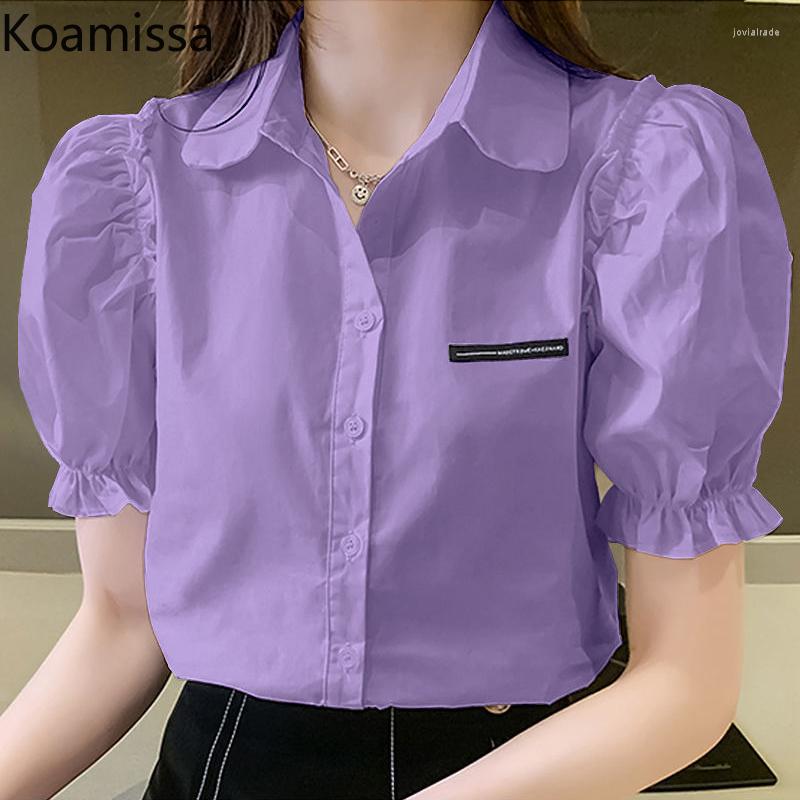 Women' Blouses Koamissa Plus Size 2022 Summer Korean Women Shirt Fashion All Match Short Sleeve Solid Female Loose Blouse Outwear Chic Tops, White
Women' Blouses Koamissa Plus Size 2022 Summer Korean Women Shirt Fashion All Match Short Sleeve Solid Female Loose Blouse Outwear Chic Tops, White