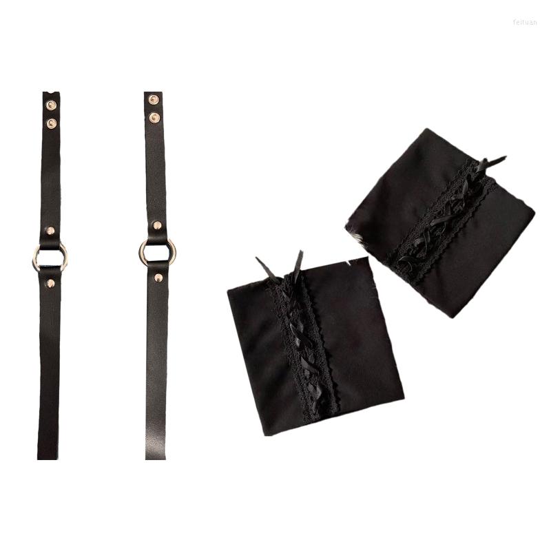 Belts Women Men Gothic Punk Faux Leather Leg Ring Multifunction Choker Collar Necklace Harajuku Metal O-Ring Adjustable Circle L5YB, Black
Belts Women Men Gothic Punk Faux Leather Leg Ring Multifunction Choker Collar Necklace Harajuku Metal O-Ring Adjustable Circle L5YB, Black