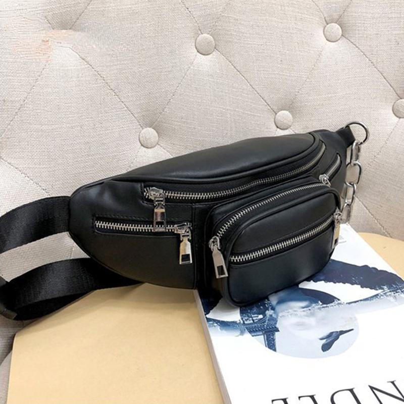 Waist Bags Women's Handbags Casual Messenger Bag Fashion Women Chest Pack Crossbody Sling Purse PU Leather, Black 
Waist Bags Women's Handbags Casual Messenger Bag Fashion Women Chest Pack Crossbody Sling Purse PU Leather, Black