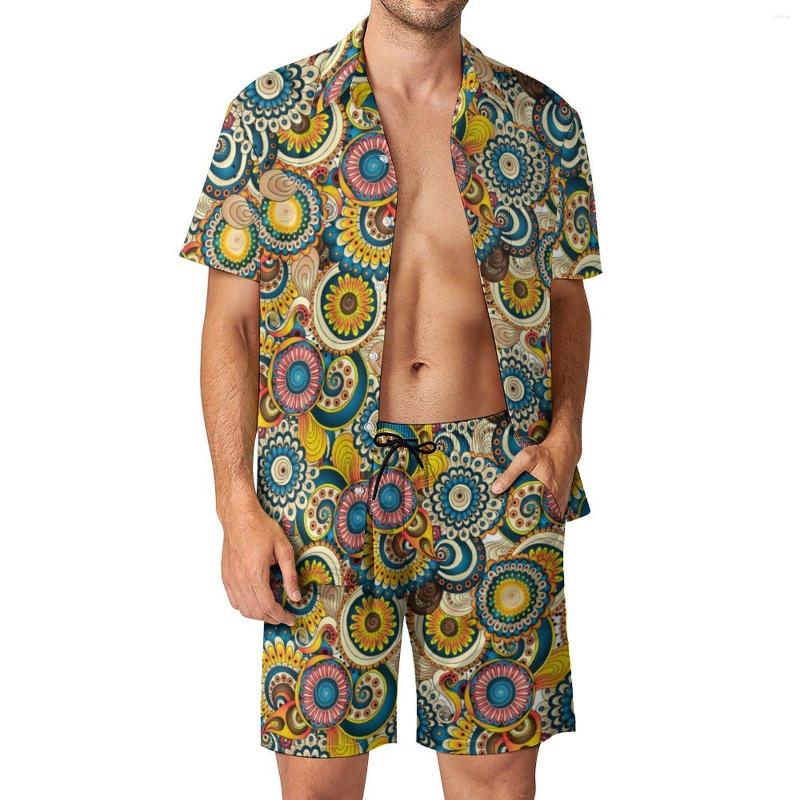 Men's Tracksuits Multi Sunflower Men Sets Abstract Swirl Artsy Casual Shirt Set Retro Vacation Shorts Summer Suit Two-piece Plus Size 3XL, Style-16
Men's Tracksuits Multi Sunflower Men Sets Abstract Swirl Artsy Casual Shirt Set Retro Vacation Shorts Summer Suit Two-piece Plus Size 3XL, Style-16