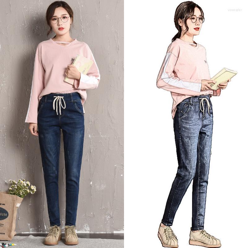 Women's Jeans Women Drawstring Pants Loose Autumn Denim Ankle Length Casual Washed Straight High Waist Trousers, 8830 blue
Women's Jeans Women Drawstring Pants Loose Autumn Denim Ankle Length Casual Washed Straight High Waist Trousers, 8830 blue