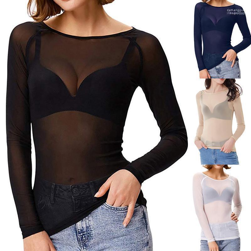 Women' Blouses Women' & Shirts Sexy Women T Shirt See-through Long Sleeve Seamless Arm Shaper Mesh Tops Sheer Slim Ladies T-shirt, White
Women' Blouses Women' & Shirts Sexy Women T Shirt See-through Long Sleeve Seamless Arm Shaper Mesh Tops Sheer Slim Ladies T-shirt, White
